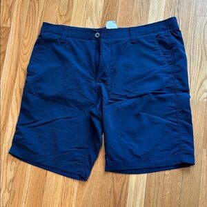 Under Armour Men's Navy Flat Front Shorts
